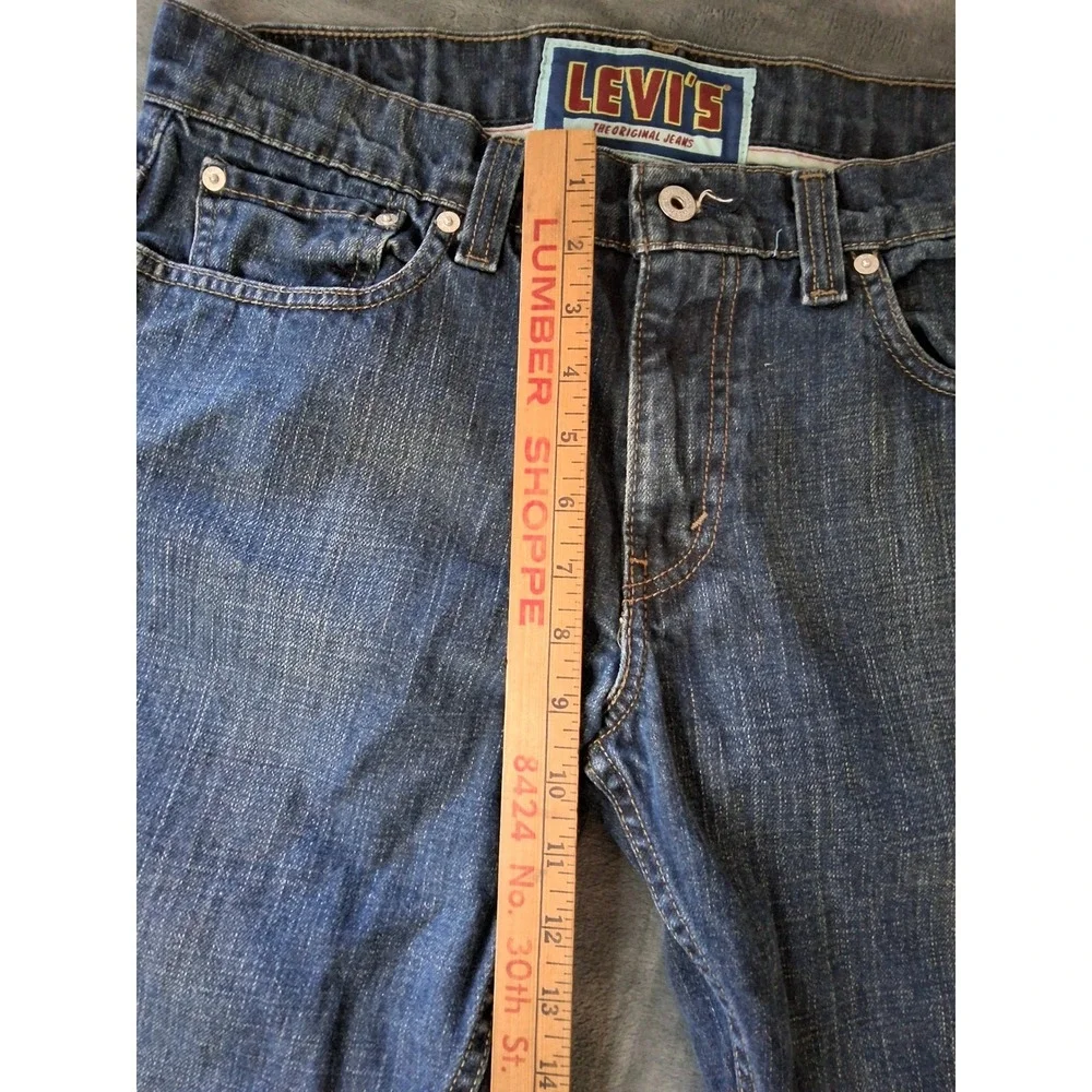 Levis 511 Skinny Jeans Mens 34x34 Blue Denim Medium Wash Stretch 5-Pocket